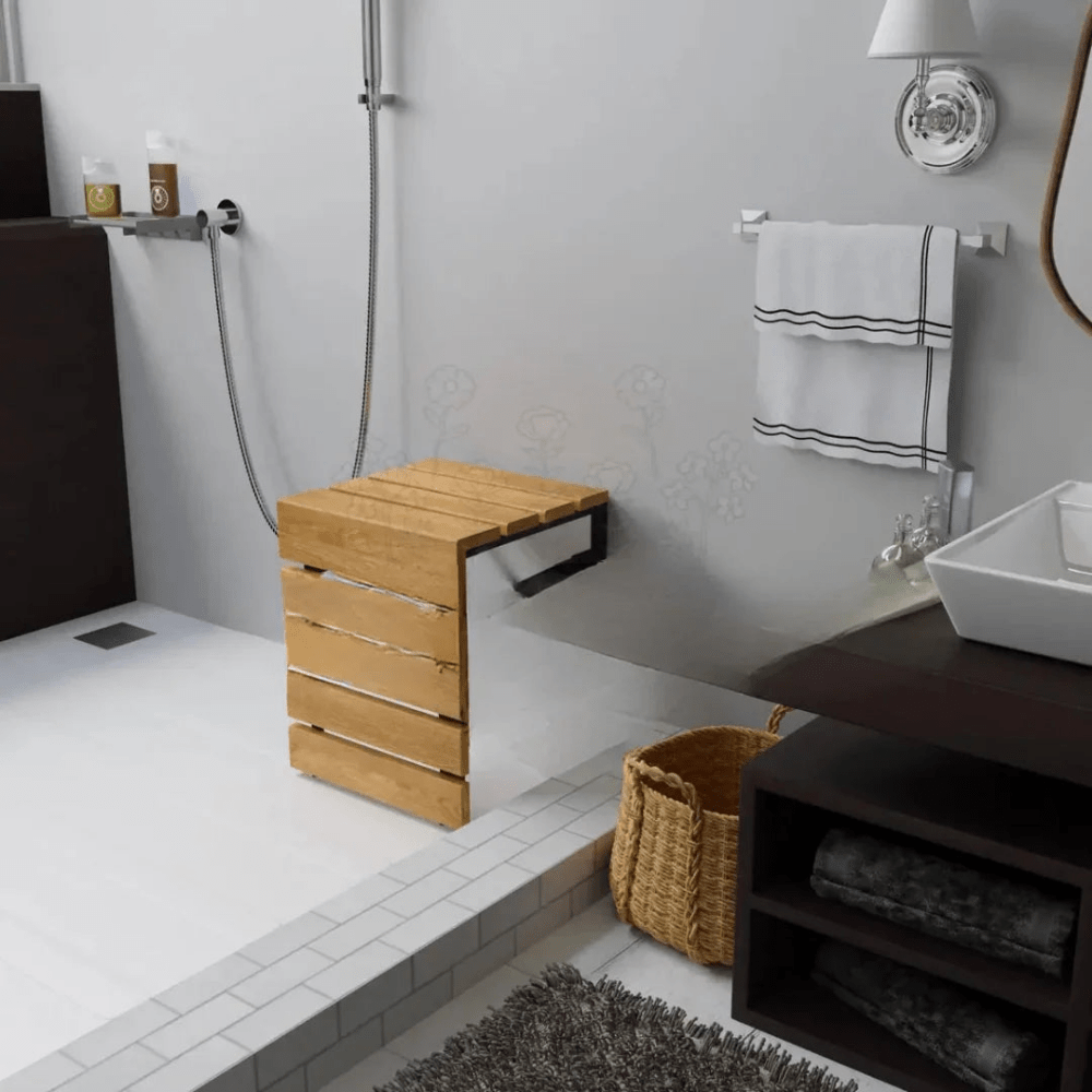 Natural Color Wood Folding Multifunctional Seat - myhomestore.com.pk