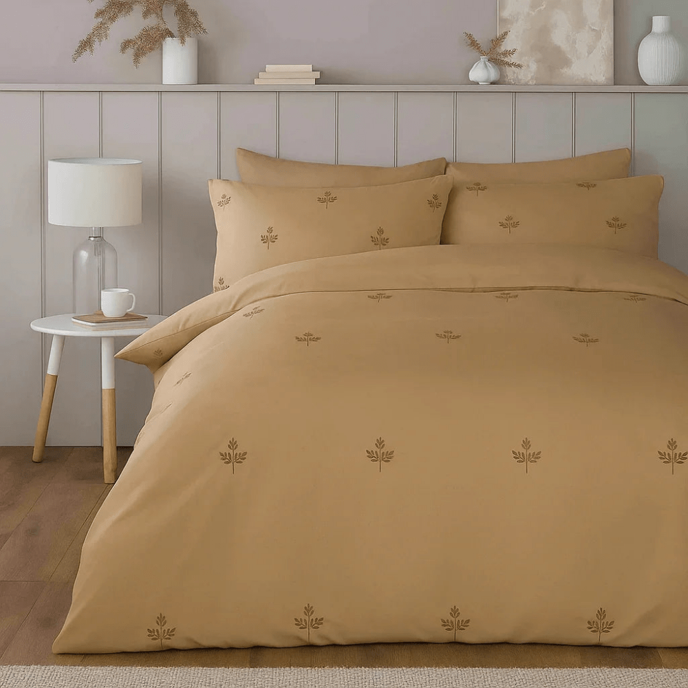 Nature’s Touch: Fern Leaf Embroidery - myhomestore.com.pk