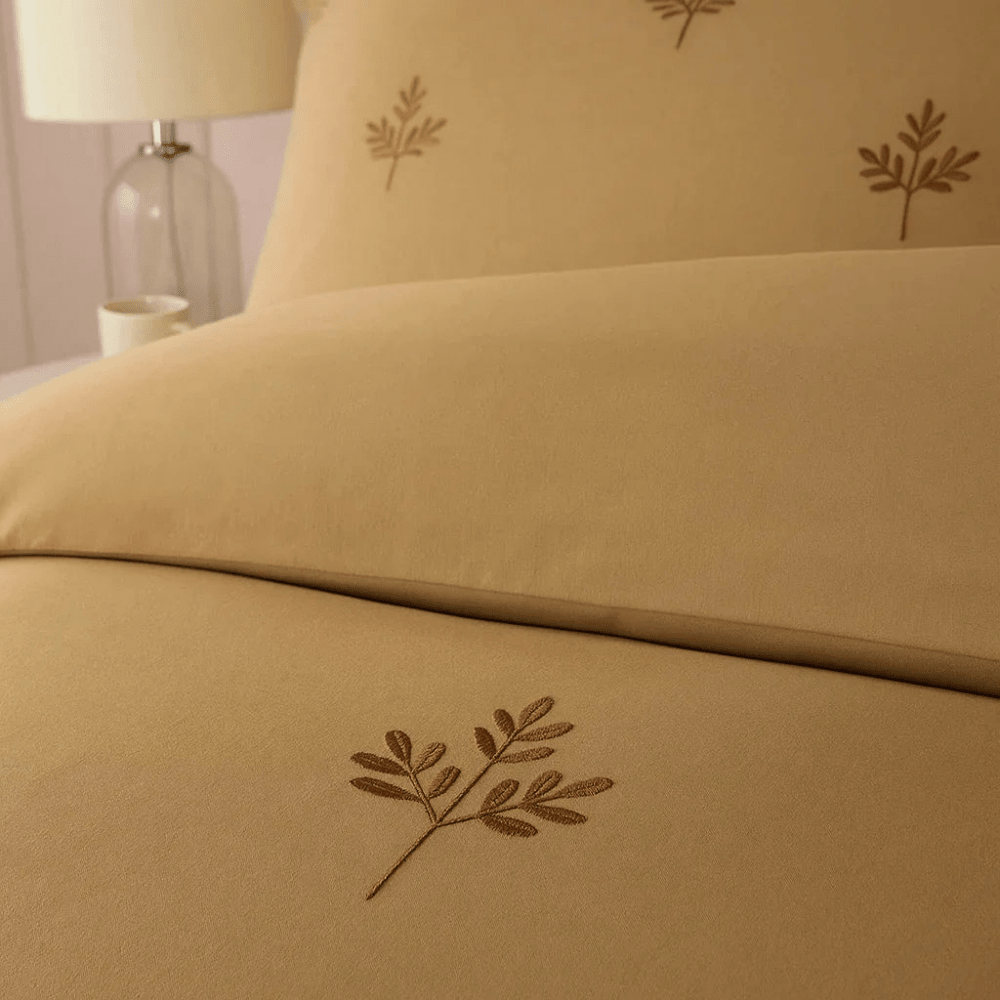 Nature’s Touch: Fern Leaf Embroidery - myhomestore.com.pk