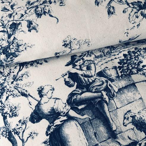 Navy Printed Bedding Duvet Set - myhomestore.com.pk