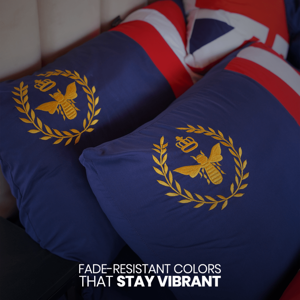 Oxford Bedding Duvet Set Red - myhomestore.com.pk