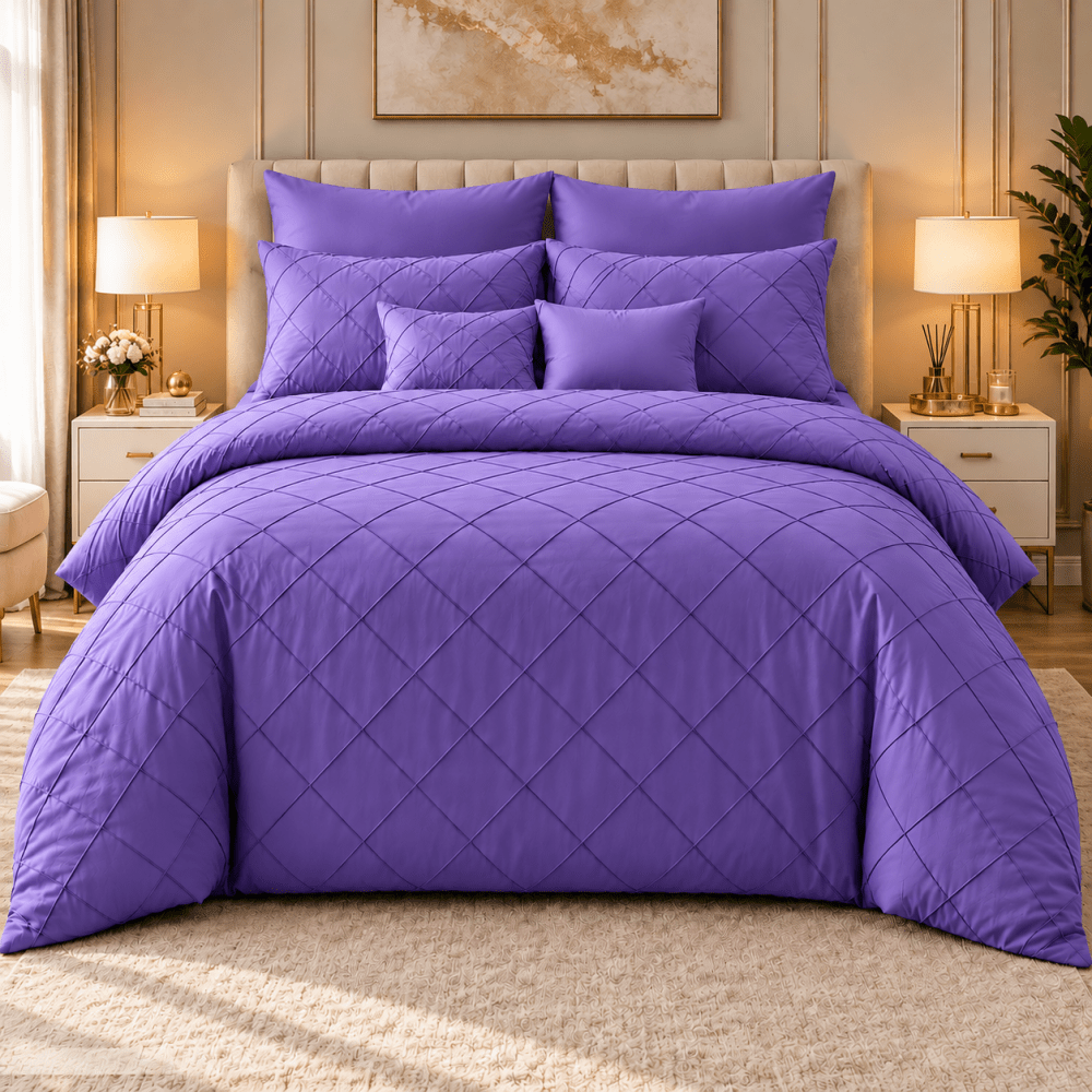 Pinch Pleat Duvet Set - myhomestore.com.pk