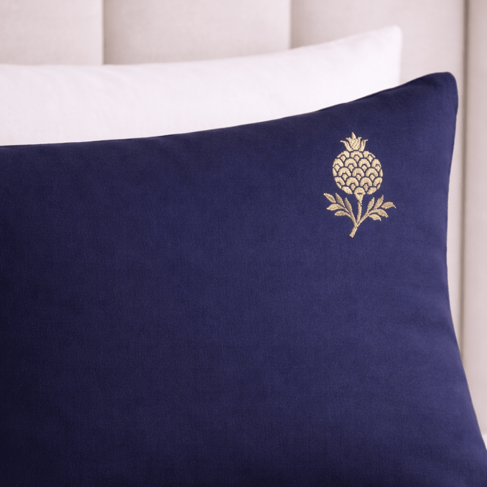Pineapple Motive Embroidered Bedding Set - myhomestore.com.pk