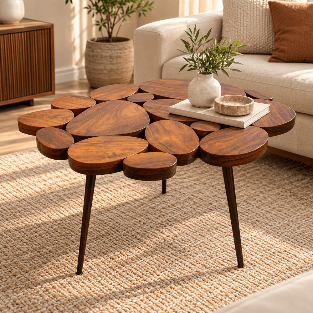 Placid Oval Table (Shisham) - myhomestore.com.pk