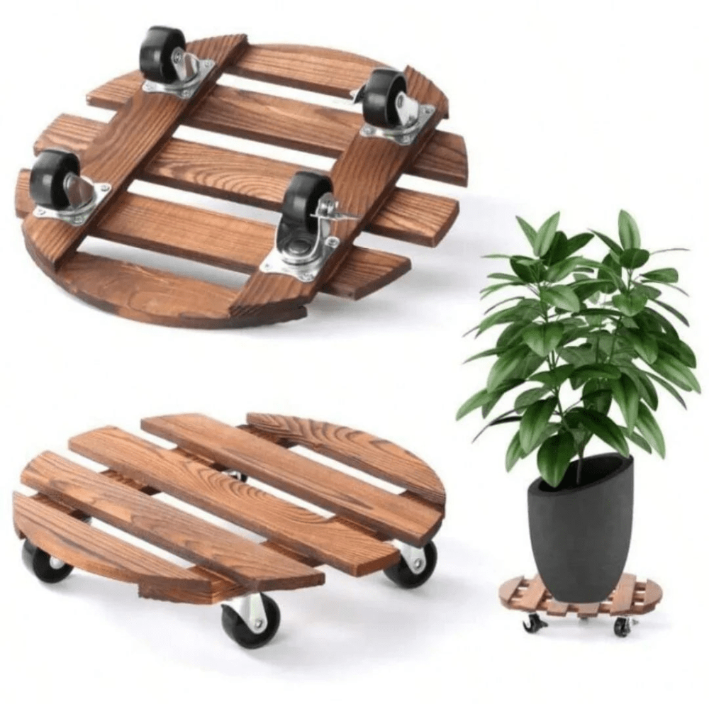 Plant Caddy With Wheels - myhomestore.com.pk