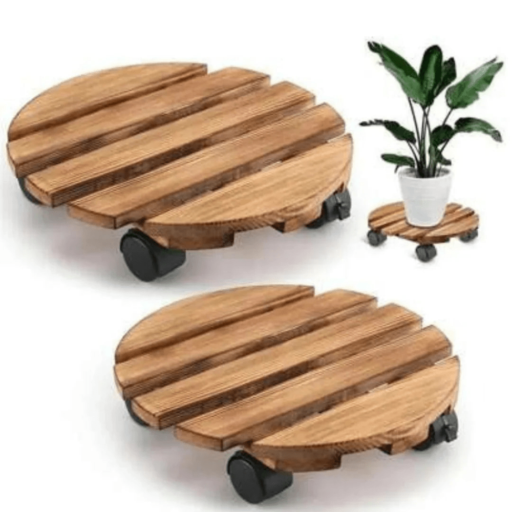 Plant Caddy With Wheels - myhomestore.com.pk