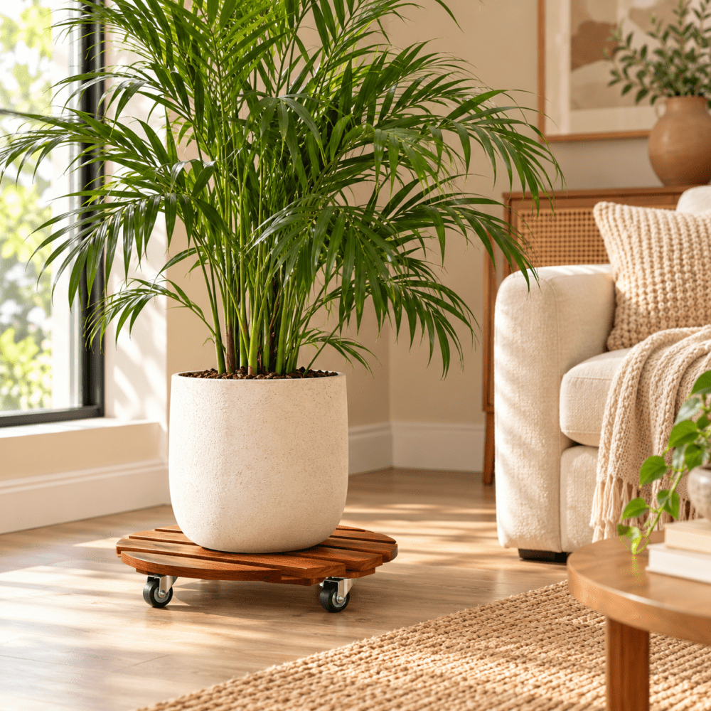 Plant Caddy With Wheels - myhomestore.com.pk