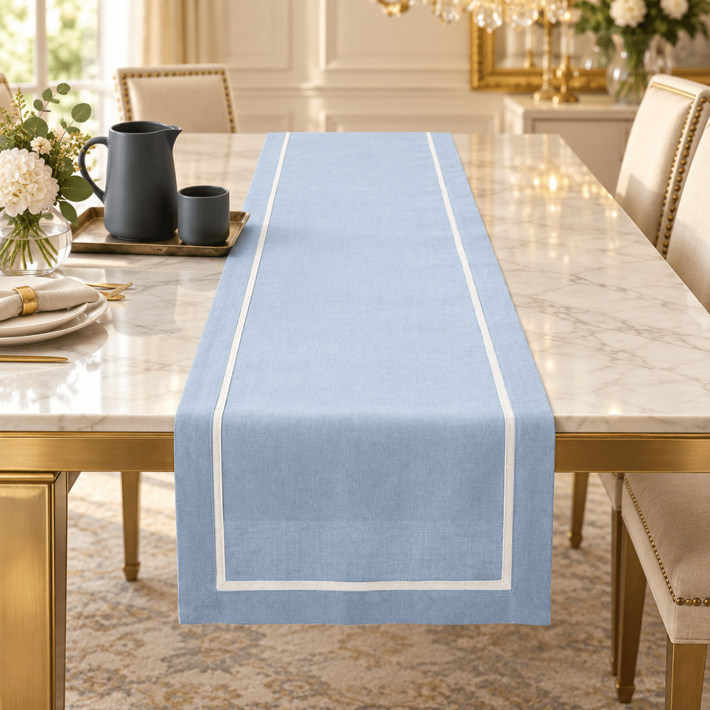 Premium Textured Baratta Border Runner - myhomestore.com.pk