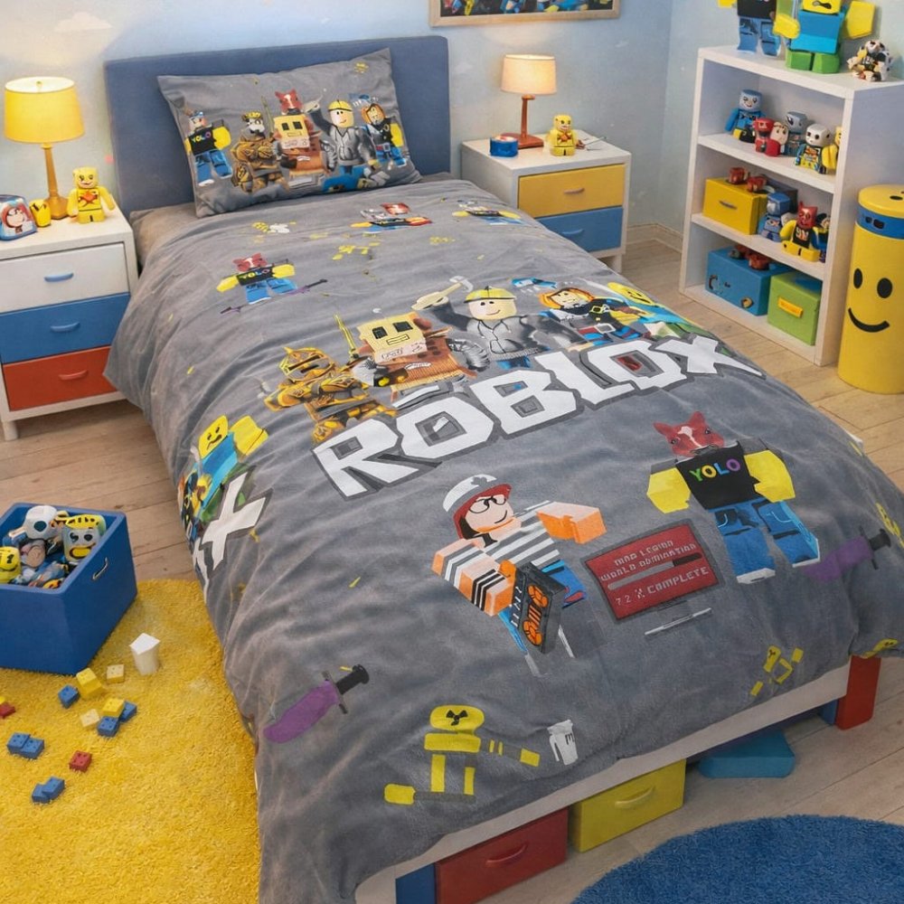 Roblox Character kids Bed - sheet - myhomestore.com.pk