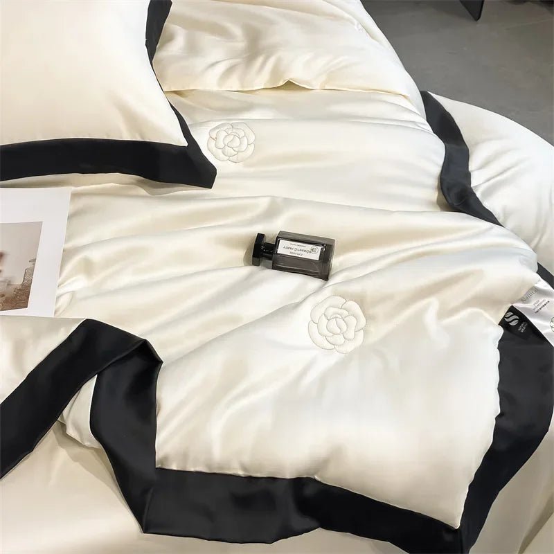 Rose Embroidered Comforter - King - myhomestore.com.pk