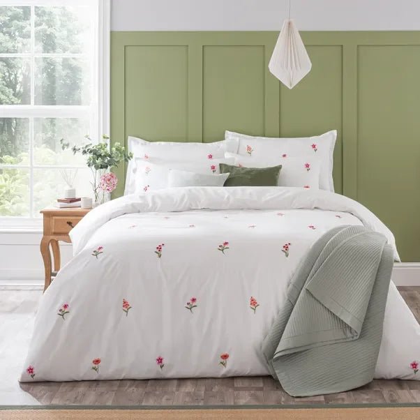 Rosetta Floral Embroidered Bedding - myhomestore.com.pk