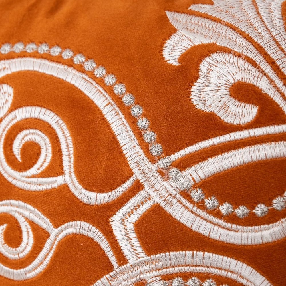 Royal Crest Embroidered Cushion Cover Style 3 - myhomestore.com.pk