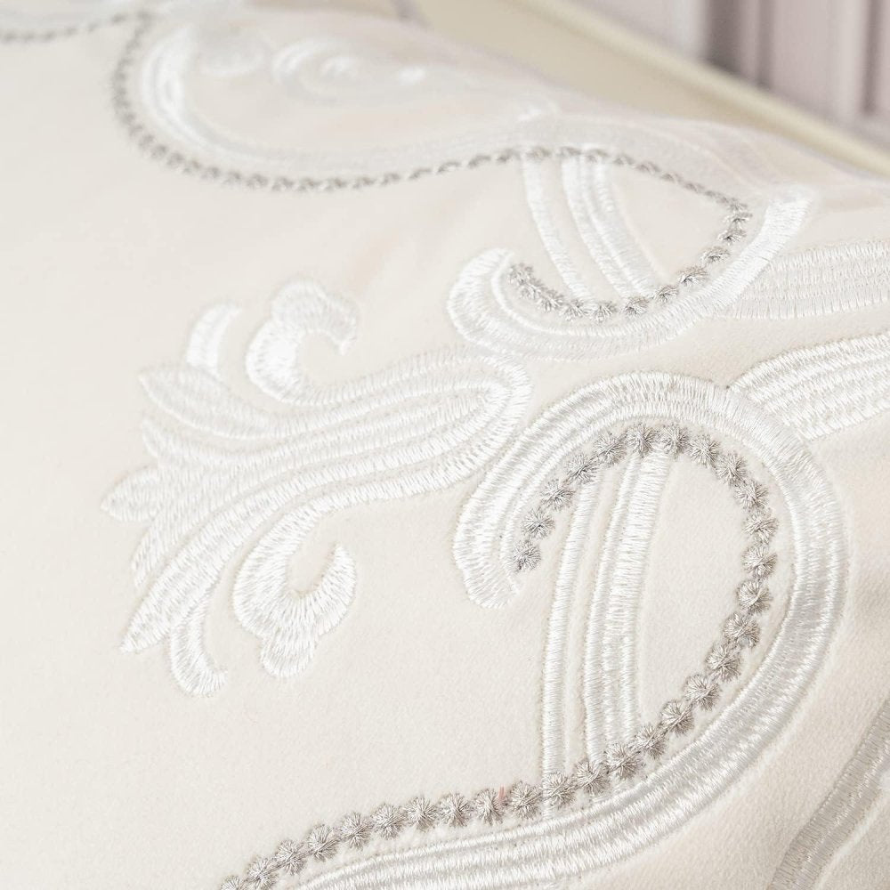 Royal Crest Embroidered Cushion Cover Style 3 - myhomestore.com.pk
