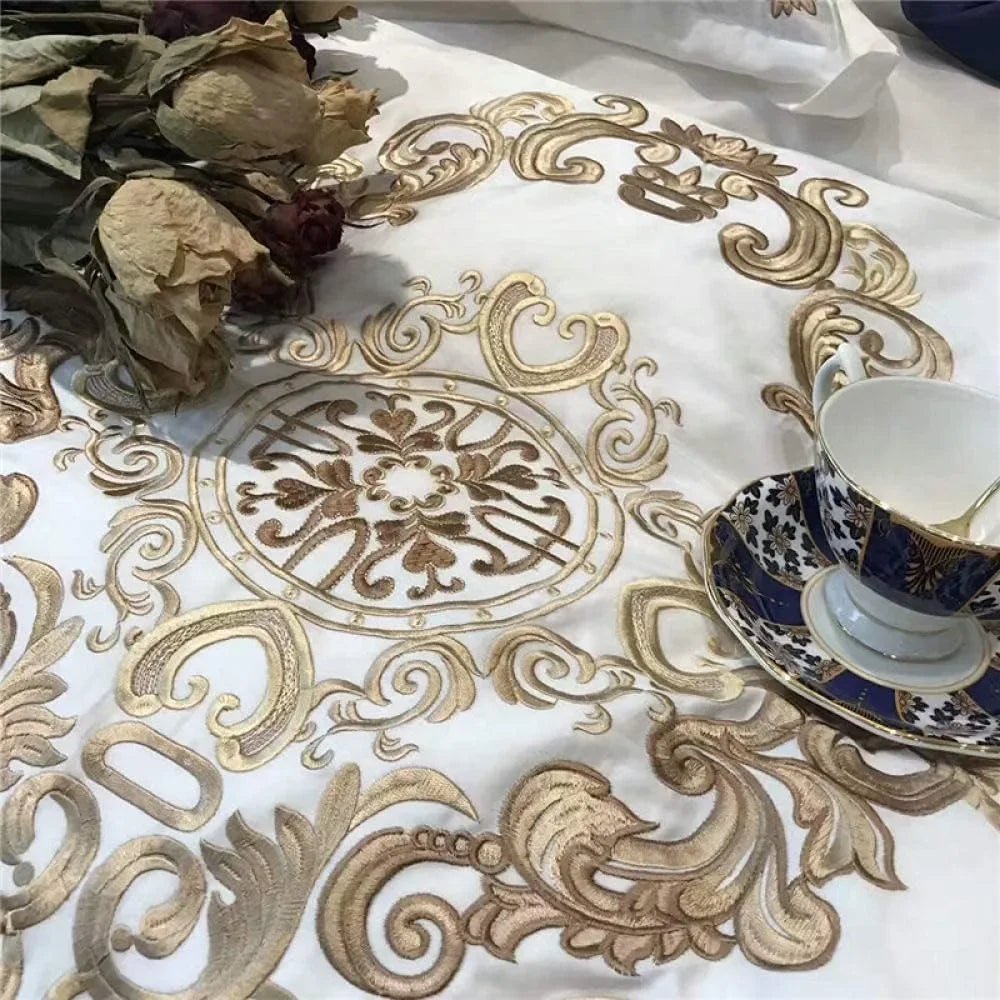 Royal Embroidery Duvet Set - myhomestore.com.pk