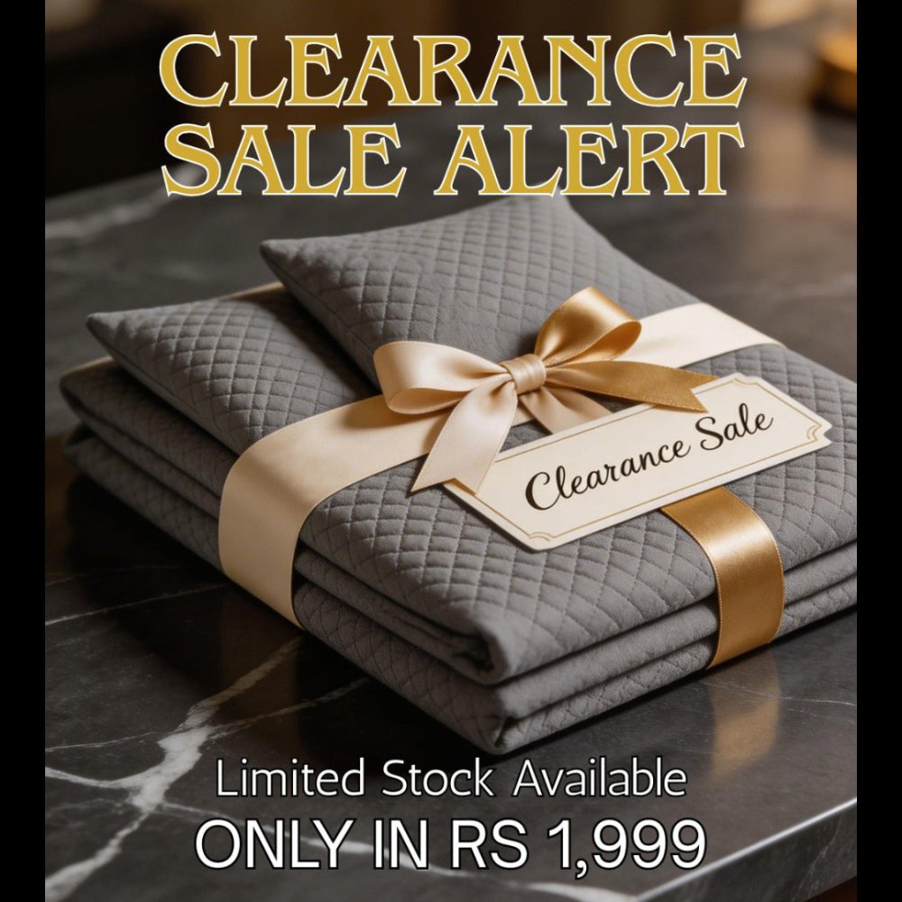 Royal Grey Bedspread Collection - myhomestore.com.pk