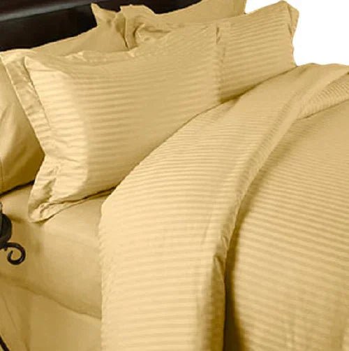 Satin Stripe Duvet Set Narrow Lines - myhomestore.com.pk