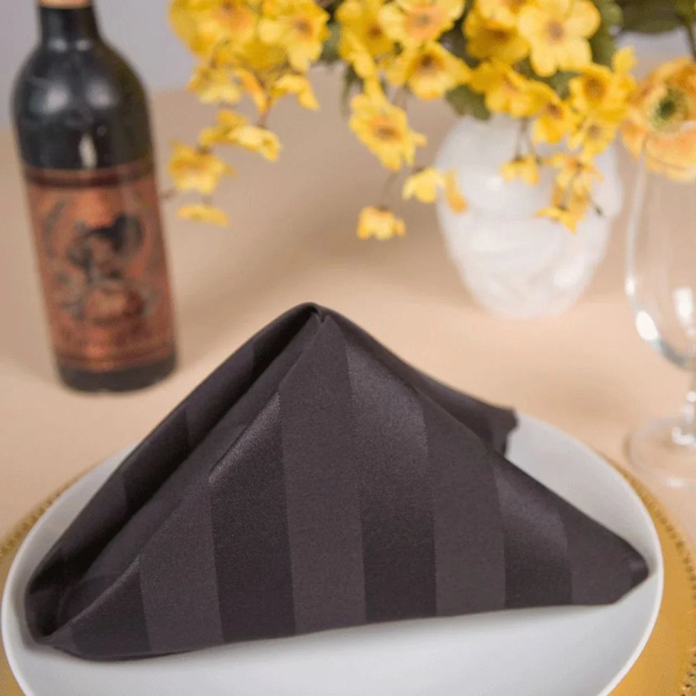 Satin Stripe Napkin - myhomestore.com.pk