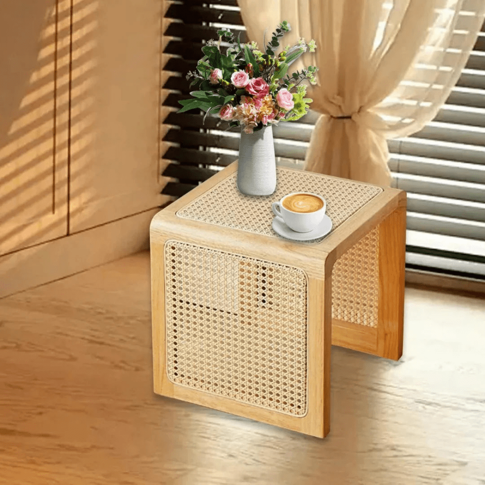 Side Table Lightweight Square NightStand for Lounge Room Restaurant - myhomestore.com.pk