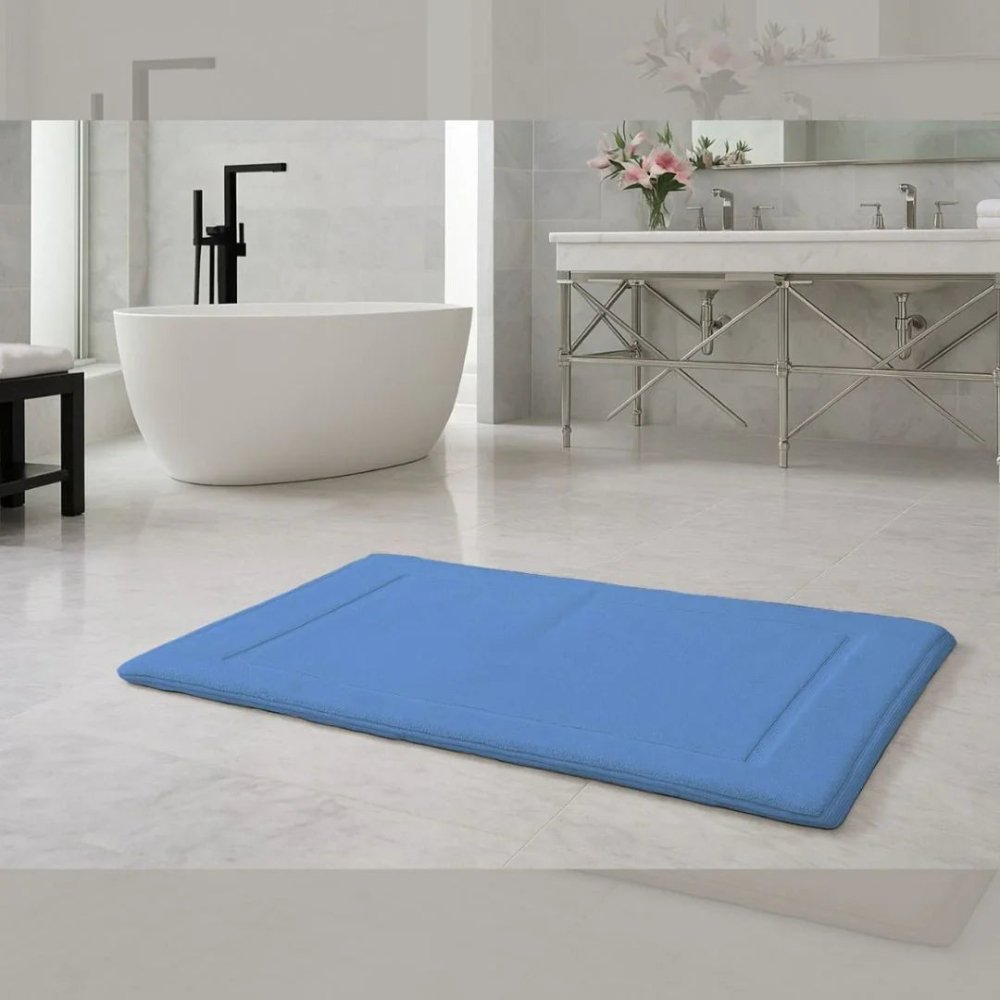 Soft Cotton Towel Bath Mat – Quick Dry & Absorbent - myhomestore.com.pk