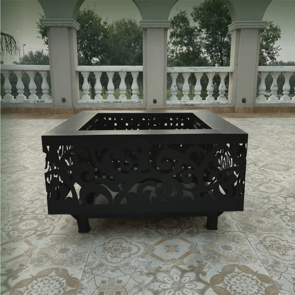 Square shape Fire Pit - myhomestore.com.pk