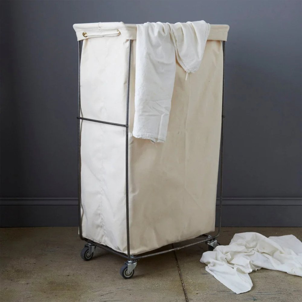 Steele Canvas Elevated Narrow Laundry Basket - myhomestore.com.pk