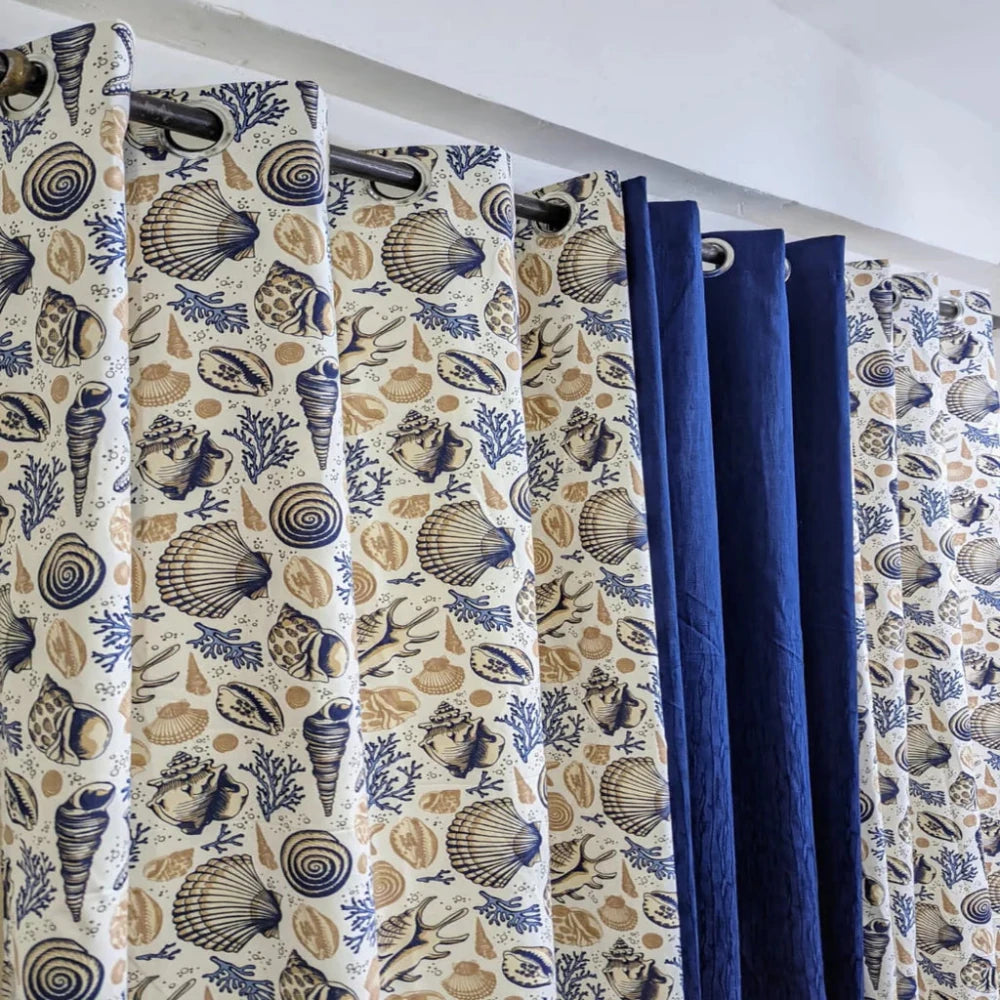 Sunkissed Citrus Cotton Duck Drapes - myhomestore.com.pk
