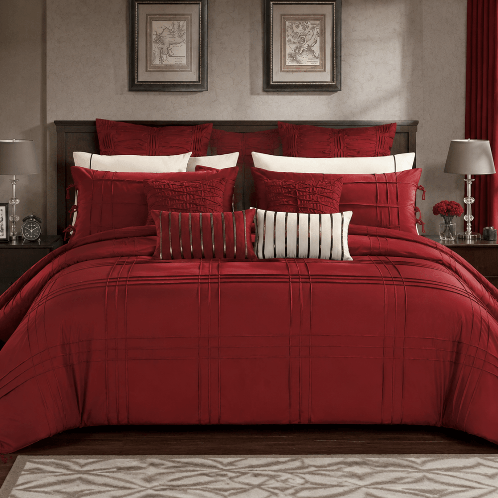 Tetra Pleat Duvet Set - myhomestore.com.pk