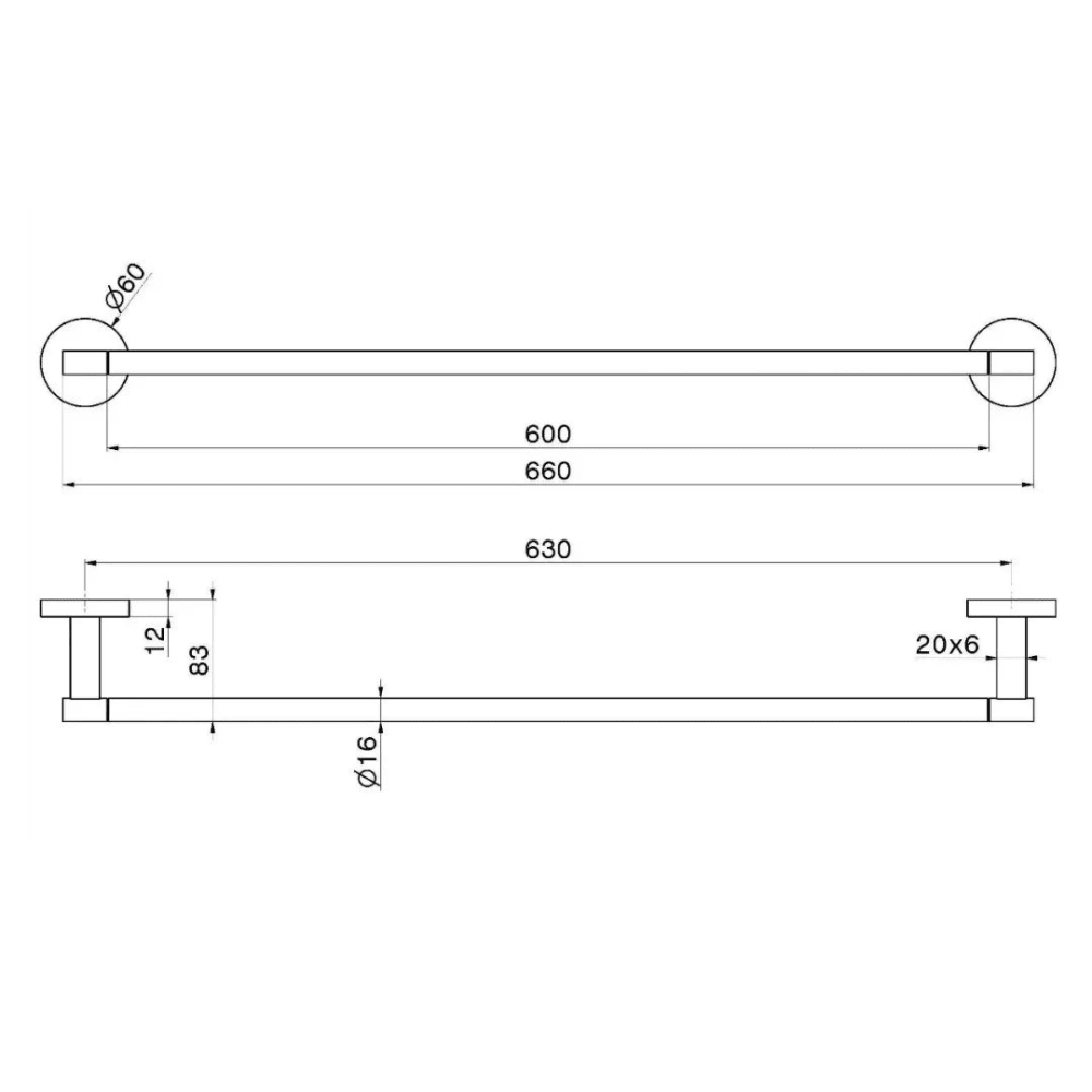 Towel Rail for Bathroom - myhomestore.com.pk