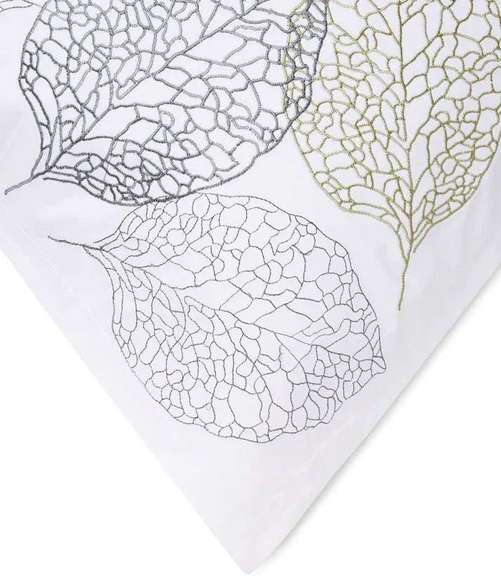 Turning Leaf Embroidery Duvet Set - myhomestore.com.pk