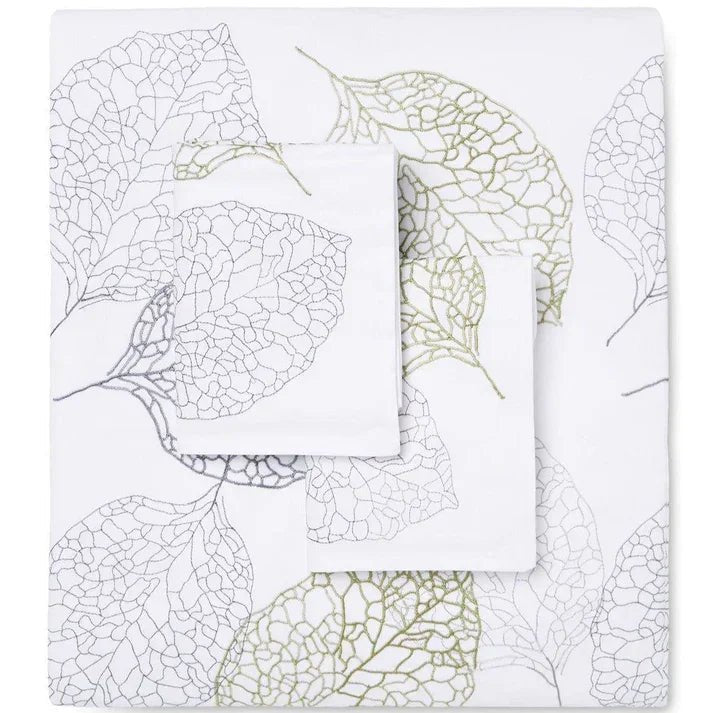 Turning Leaf Embroidery Duvet Set - myhomestore.com.pk