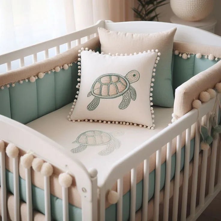 Turtle Design Baby Cot - myhomestore.com.pk