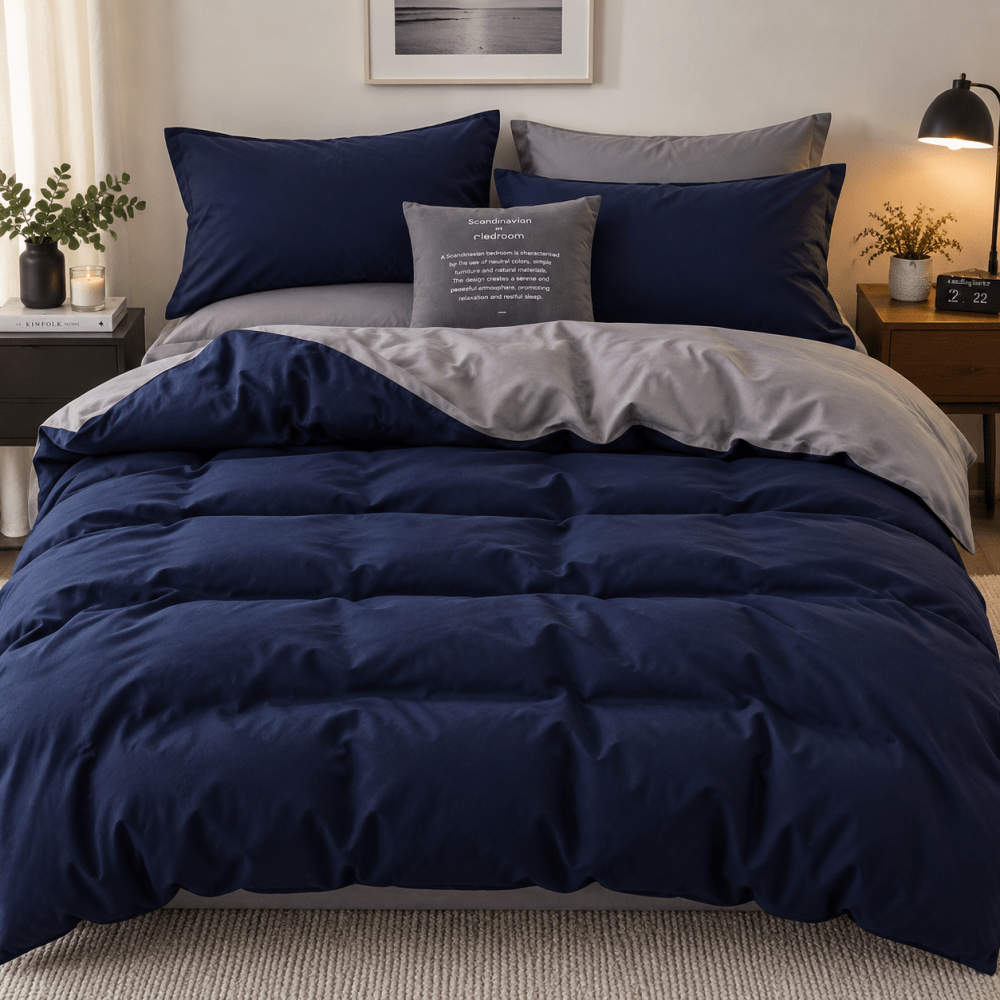 Two-Tone Luxe Duvet Set - myhomestore.com.pk