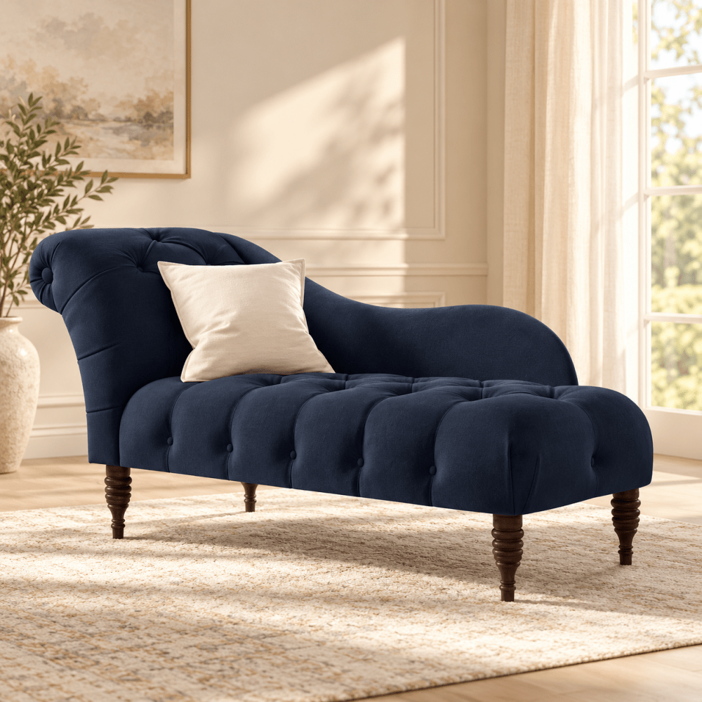 Upholstered Chaise Lounge (left Facing ) - myhomestore.com.pk