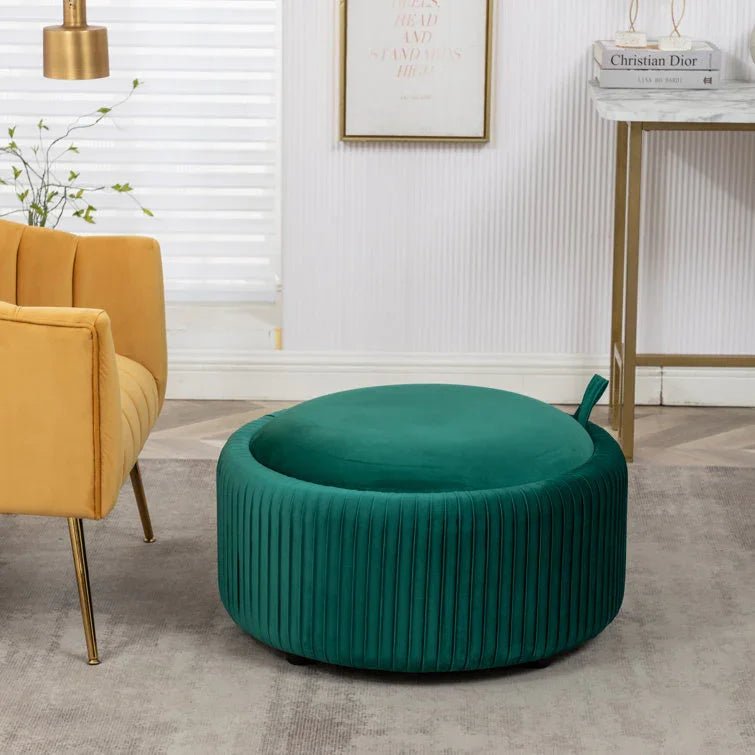 Upholstered Storage Ottoman - myhomestore.com.pk