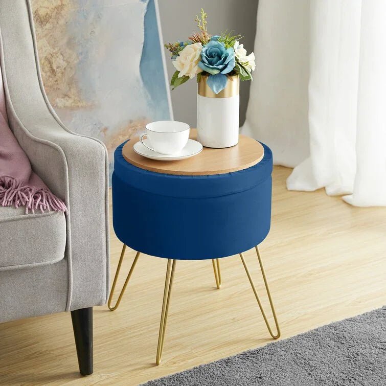 Upholstered Storage Ottoman - myhomestore.com.pk