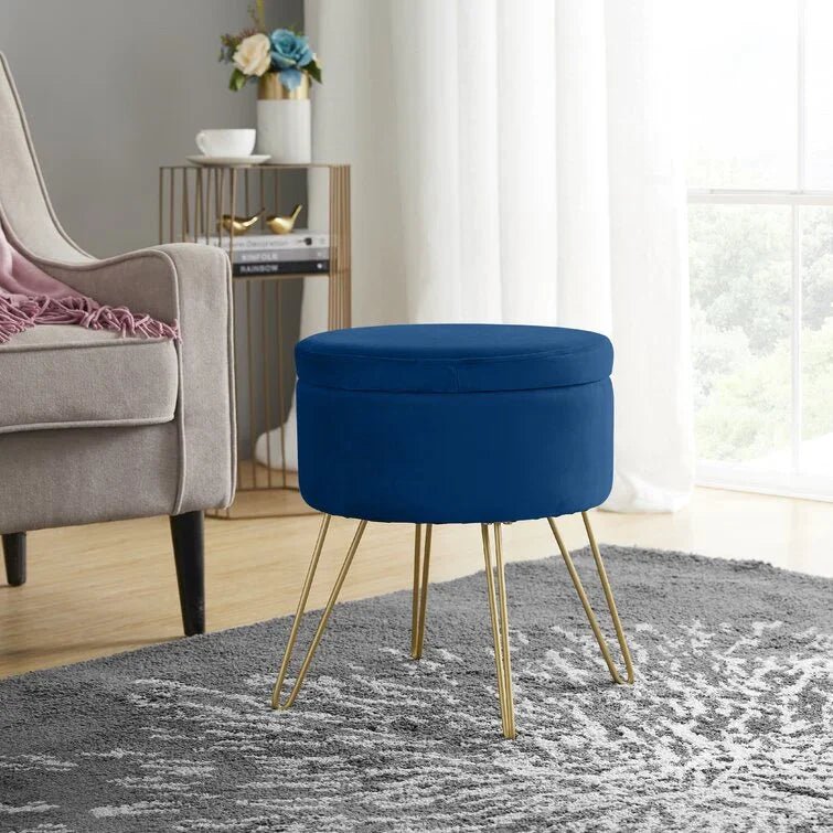 Upholstered Storage Ottoman - myhomestore.com.pk