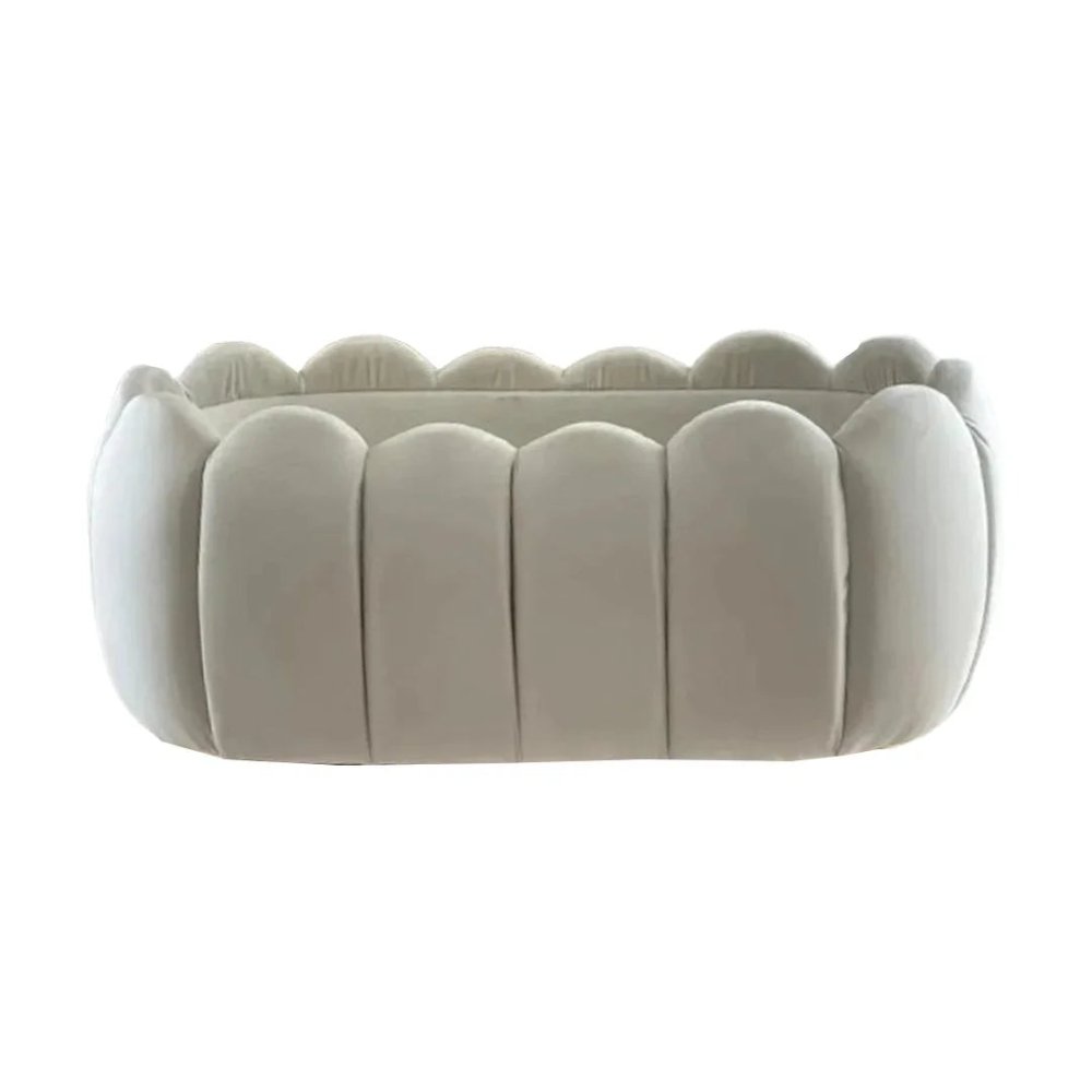 Velvet Tufted Bassinet Baby Cot - myhomestore.com.pk