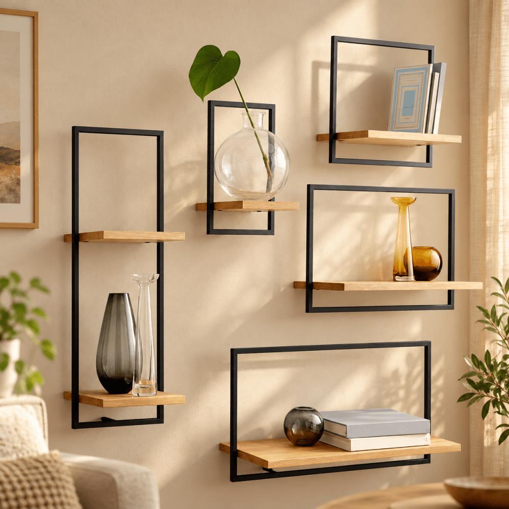 Wall Shelfmate MDF & Metal Wall Shelves Collection - myhomestore.com.pk