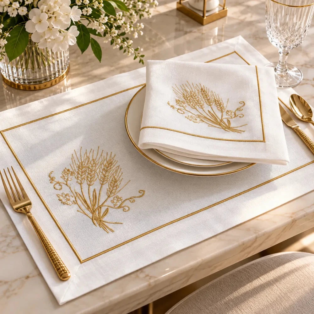 Wheet Gold Table Napkins - myhomestore.com.pk