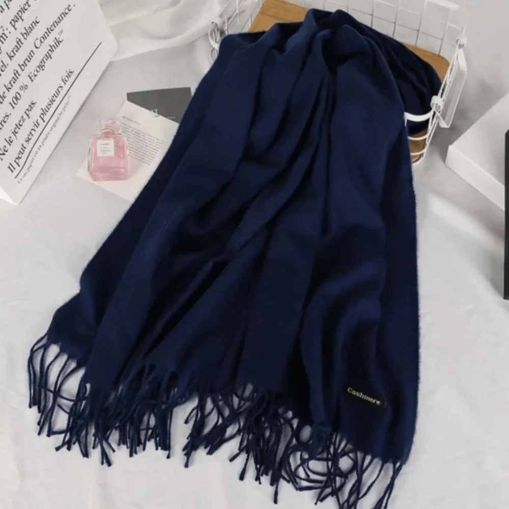 Winter Warm Scarf ( Navy ) - myhomestore.com.pk