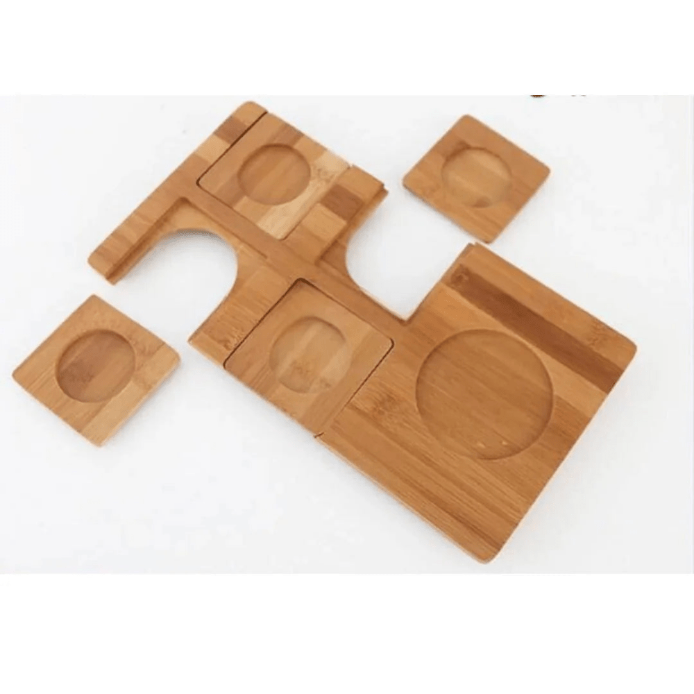 Wooden Tea Set Tray - myhomestore.com.pk