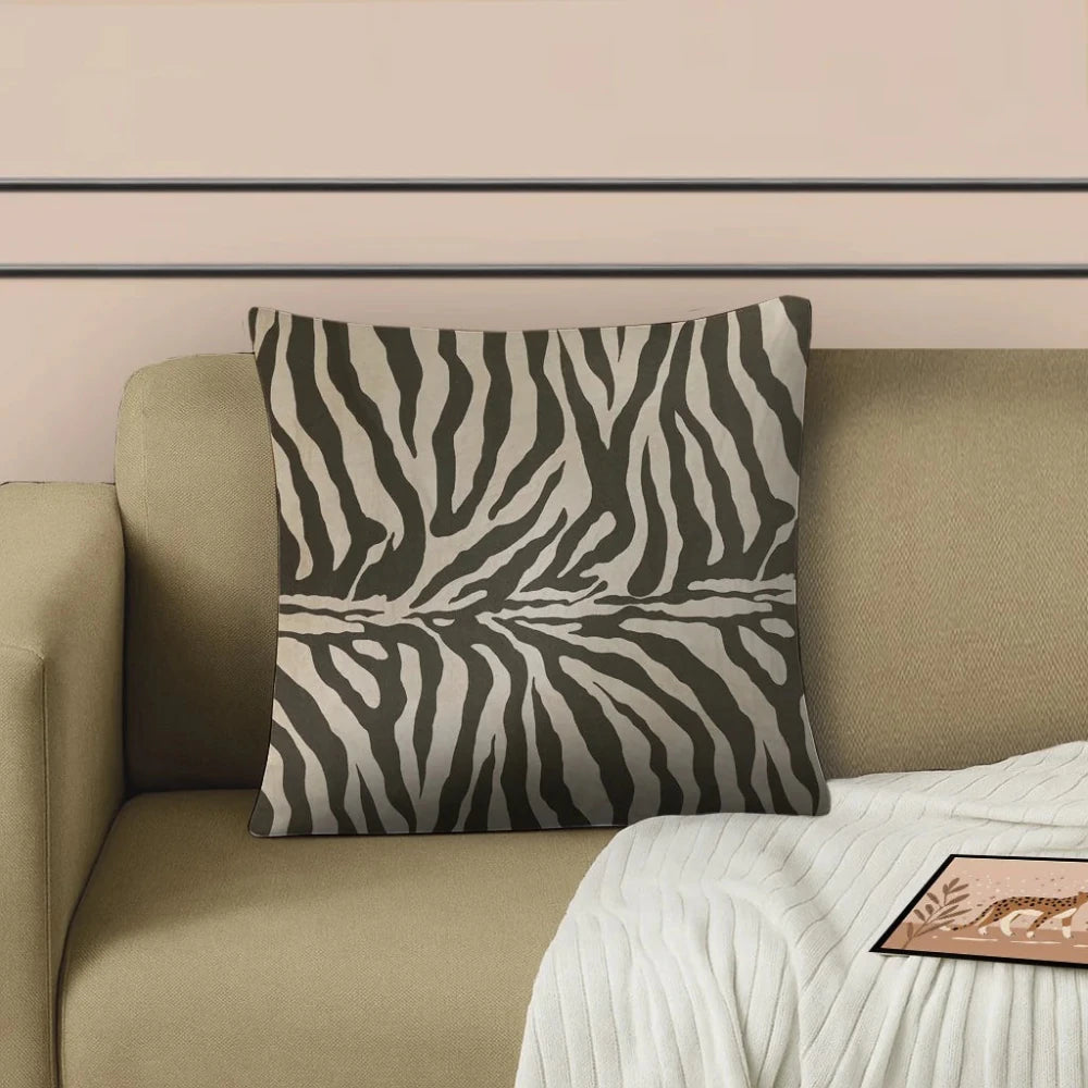 Zebra Print Cushion Cover - myhomestore.com.pk
