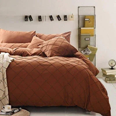 Pinch Pleat Duvet Set - myhomestore.com.pk
