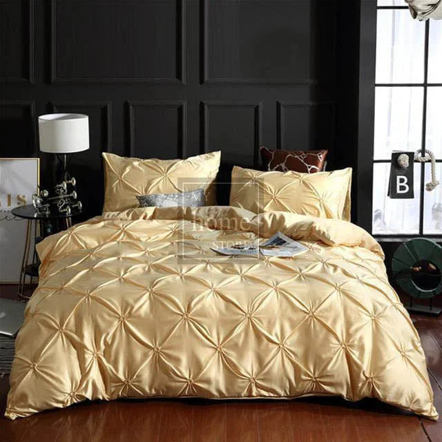 Silk Pintuck Duvet Set - myhomestore.com.pk