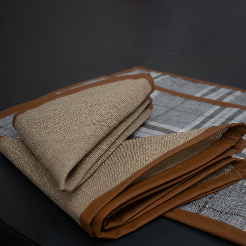 Table Mats And Napkins ( leather work)