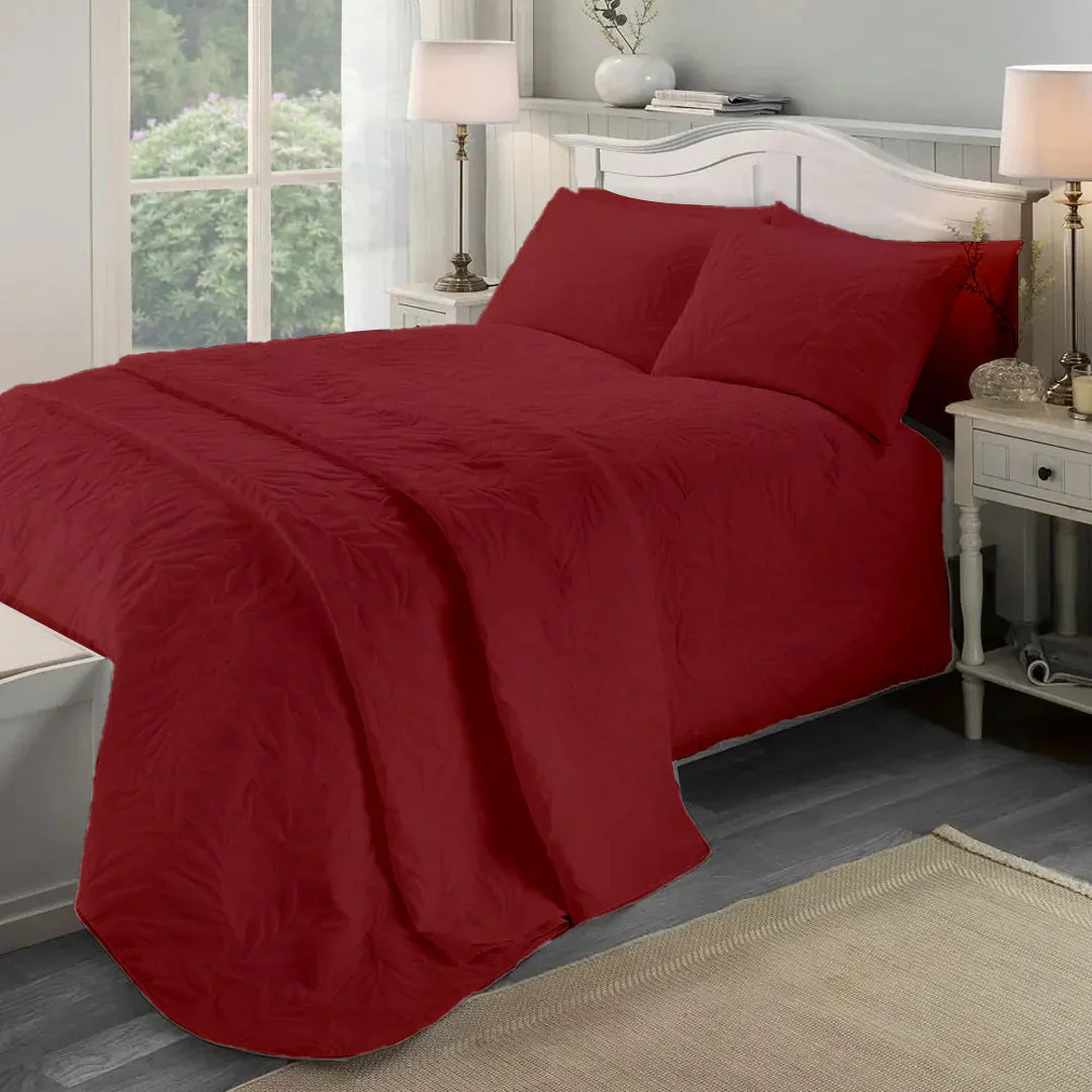 New Leafy Plant Bed Spread - myhomestore.com.pk