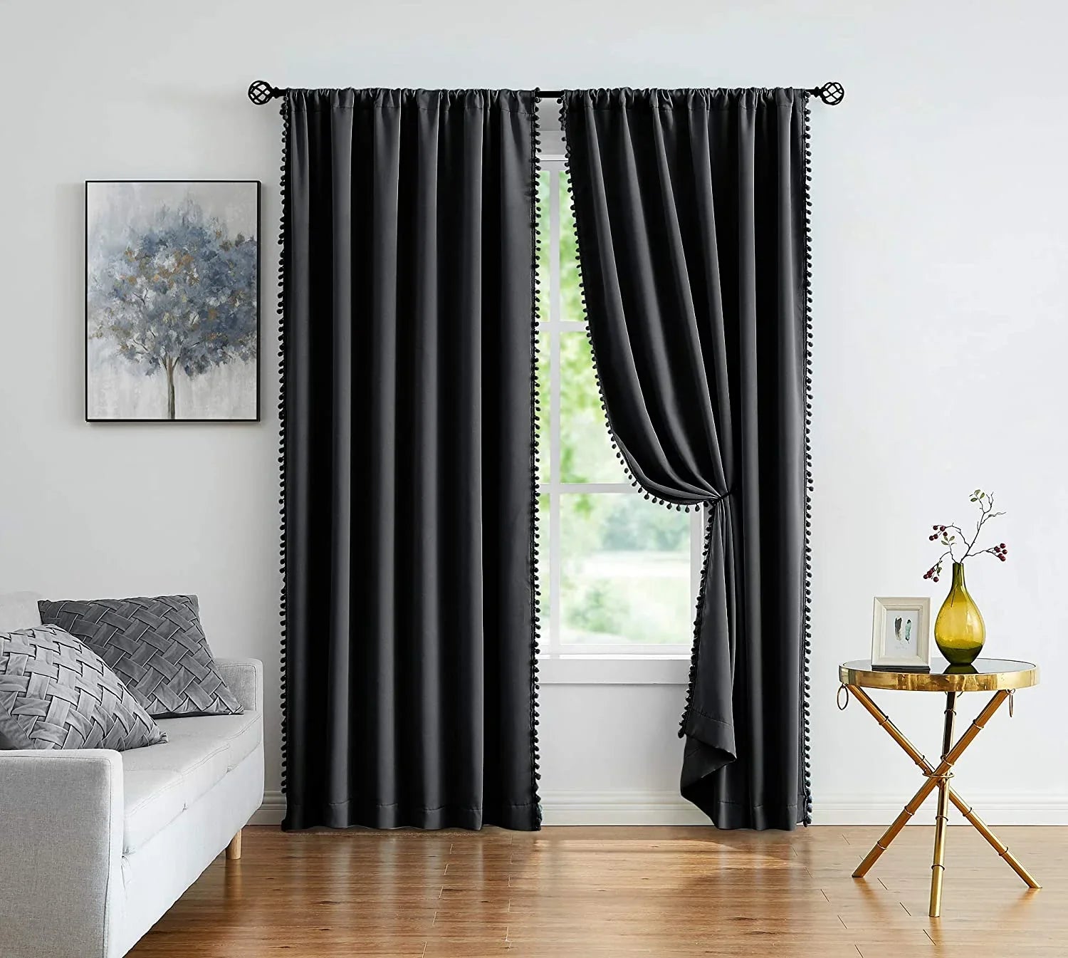 luxury pompom trim for curtains (Pom Pom) - myhomestore.com.pk