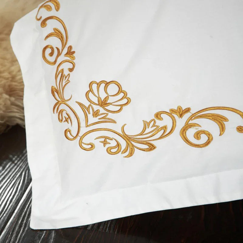 Luxury Corner Embroidery Duvet Set - myhomestore.com.pk