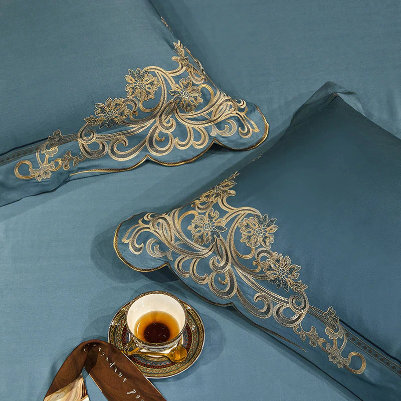 Elegant Embroidery Duvet Set