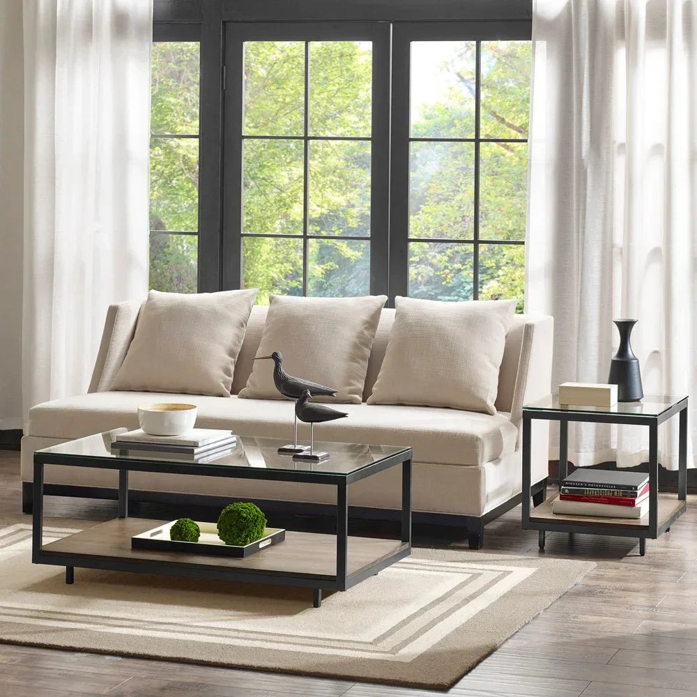 Madison Park Leo Iron/ MDF End Table - myhomestore.com.pk